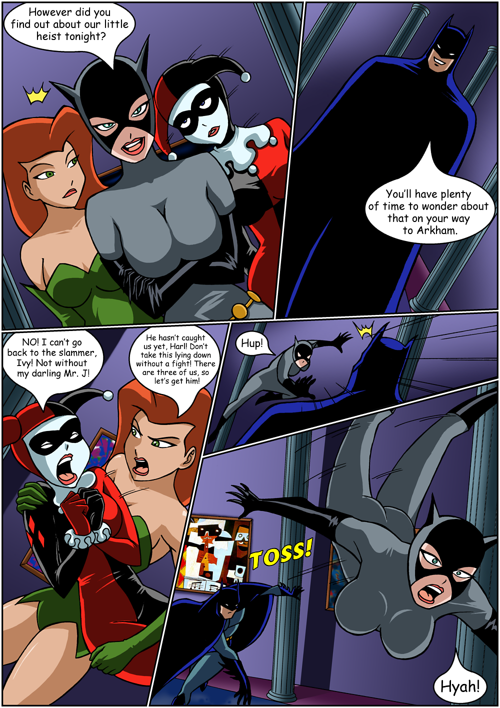 Rule34 – If it exists, there is porn of it / batman, catwoman, harley quinn, poison ivy, selina kyle / 62114