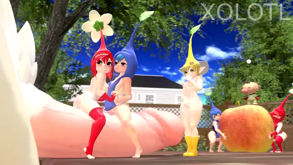 Rule34 – If it exists, there is porn of it / blue pikmin, olimar, red pikmin, yellow pikmin / 8645958