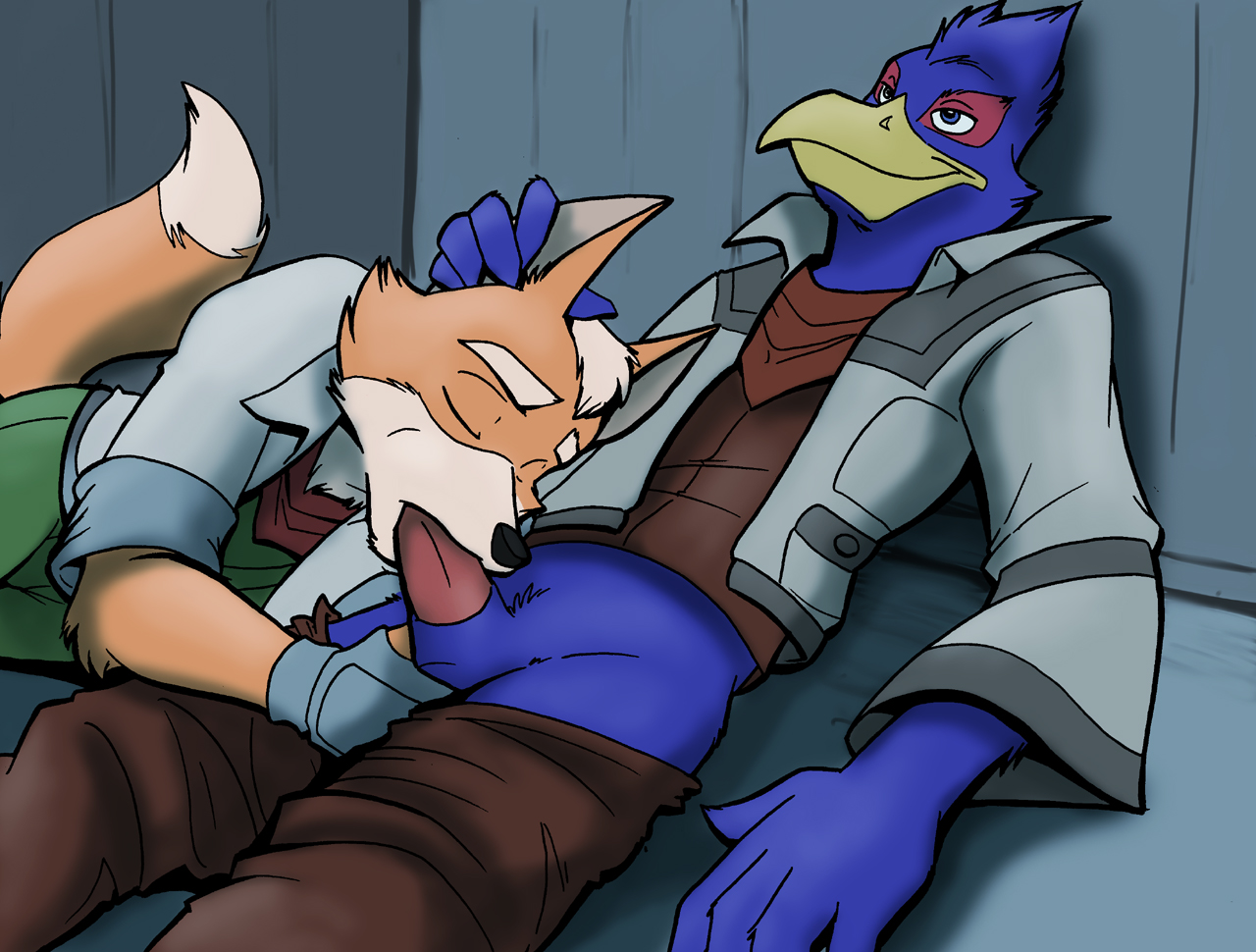Rule34 – If it exists, there is porn of it / cirrus, falco lombardi, fox mccloud / 62896