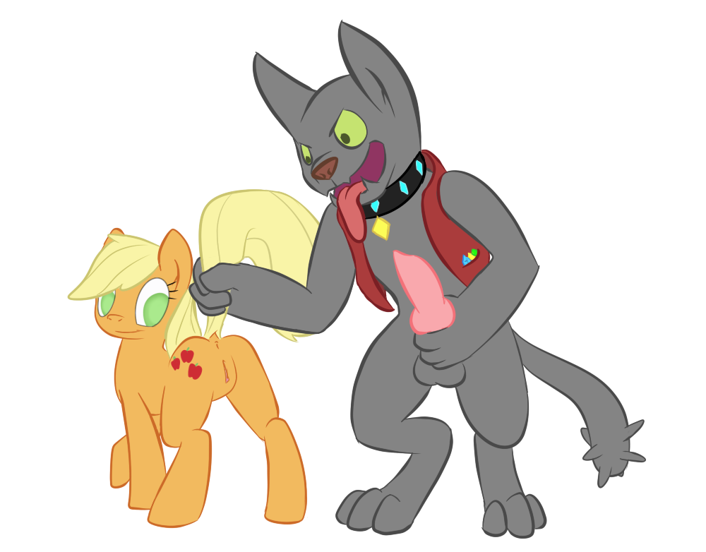 Rule34 – If it exists, there is porn of it / clopper-dude, applejack (mlp), rover (mlp) / 63315