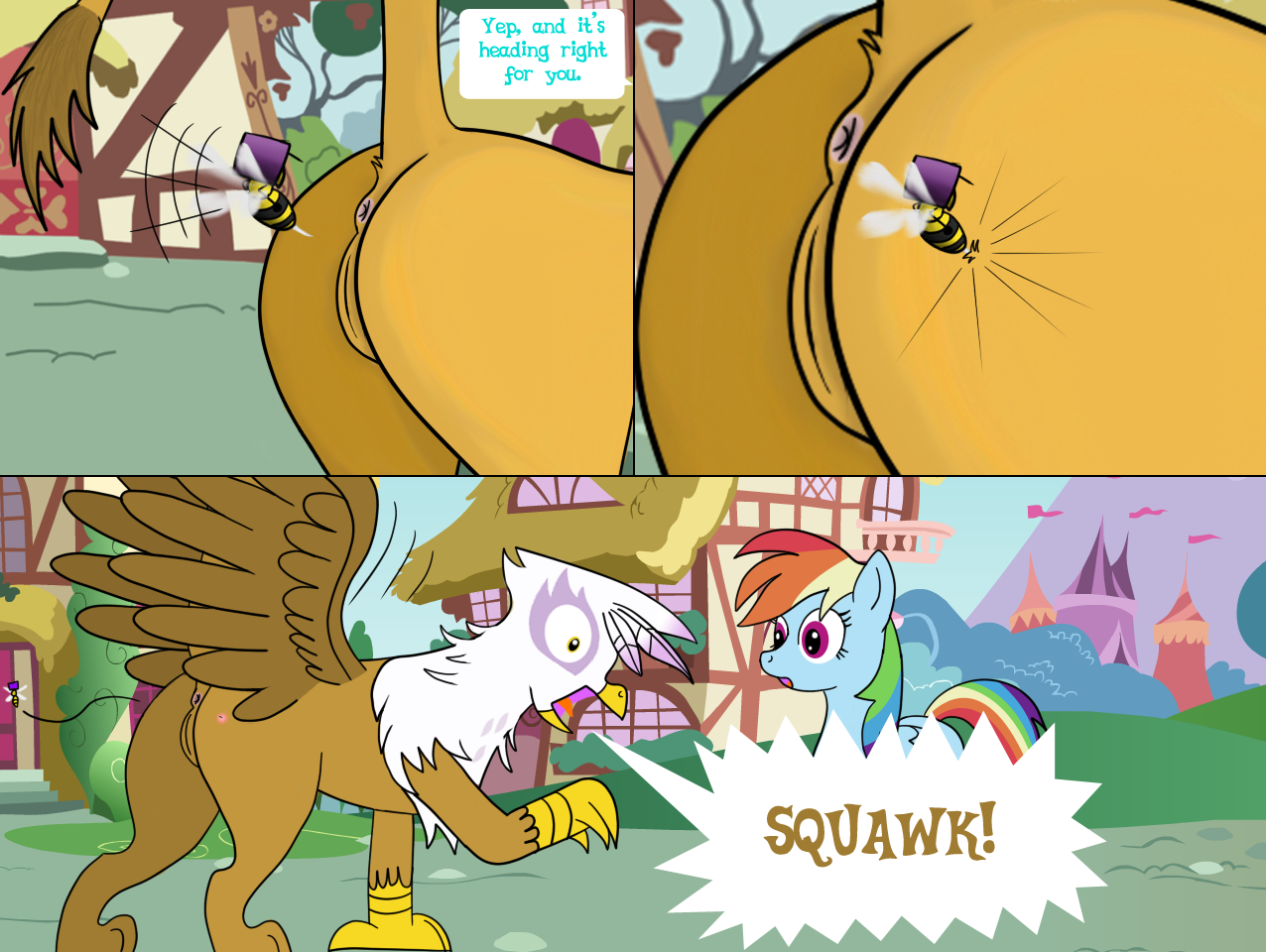 Rule34 – If it exists, there is porn of it / b.sting, gilda (mlp), rainbow dash (mlp) / 63421