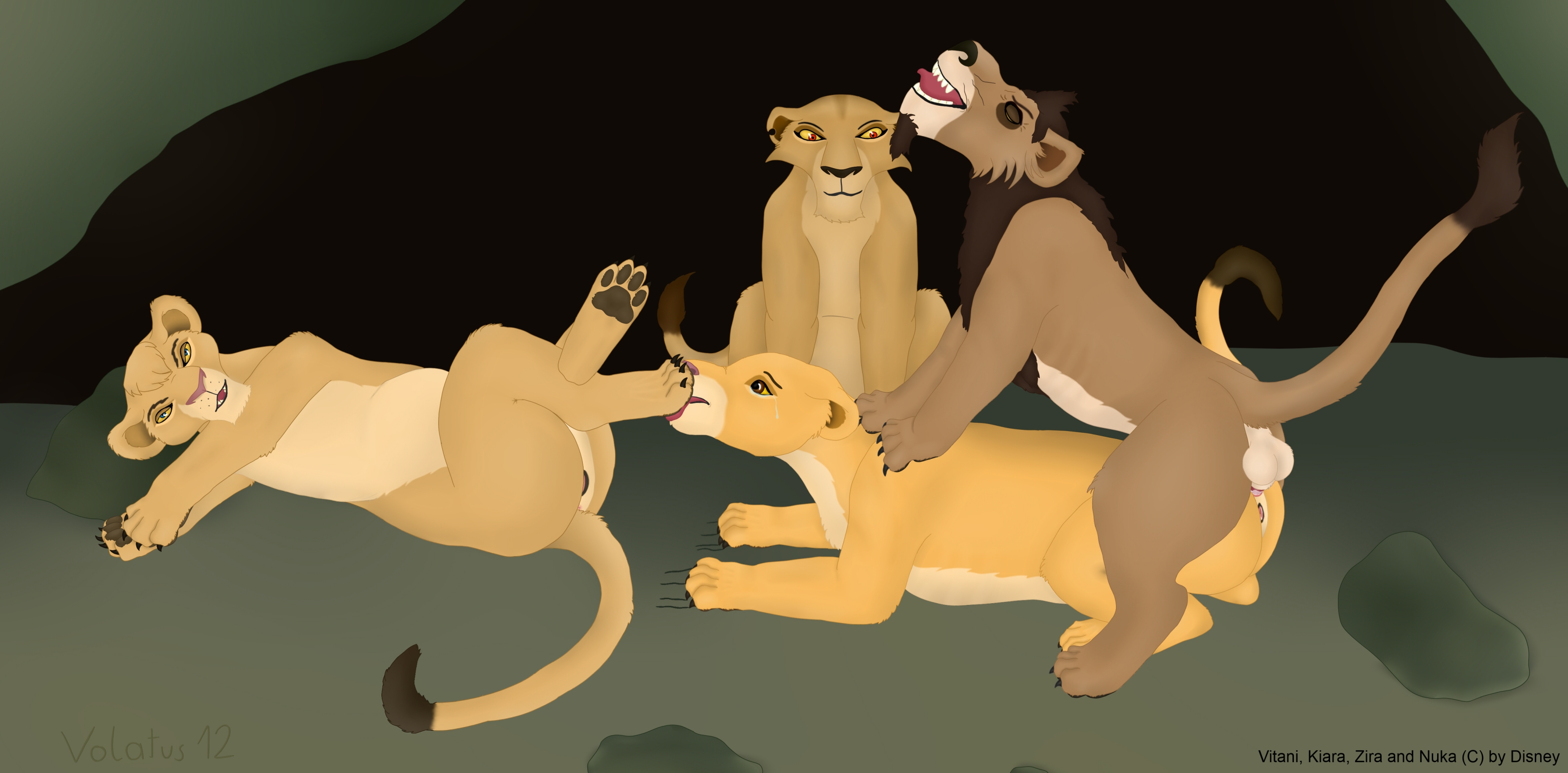 Rule34 – If it exists, there is porn of it / nuka, volatus, kiara, vitani, zira / 63793