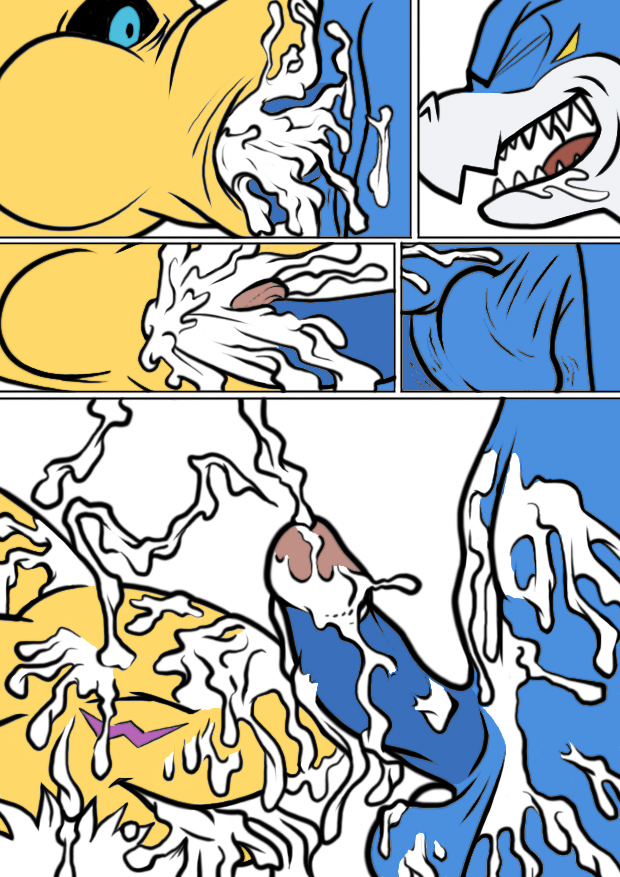 Rule34 – If it exists, there is porn of it / nanogrrr, flamedramon, renamon / 64330