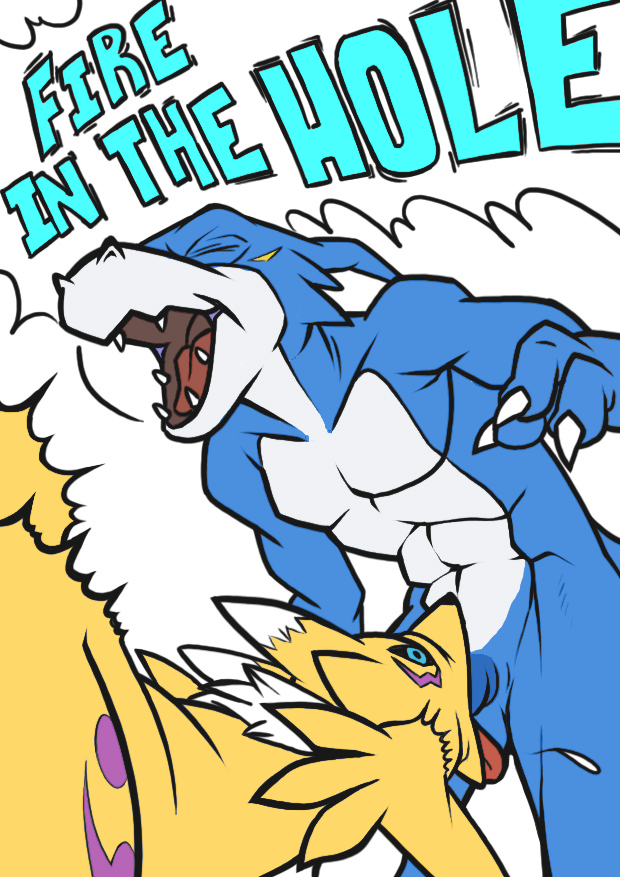 Rule34 – If it exists, there is porn of it / nanogrrr, flamedramon, renamon / 64331