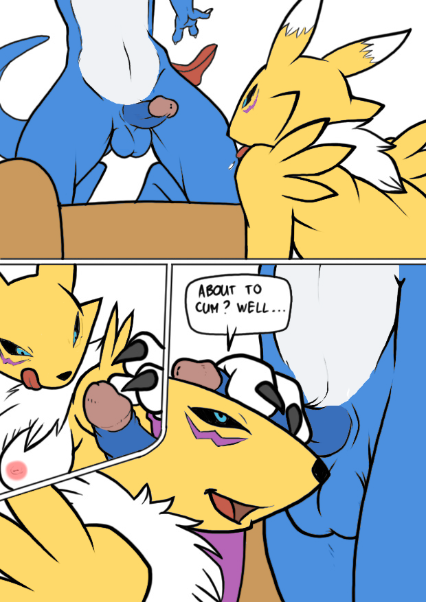 Rule34 – If it exists, there is porn of it / nanogrrr, flamedramon, renamon / 64337