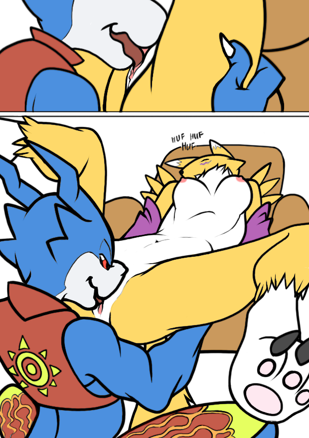 Rule34 – If it exists, there is porn of it / nanogrrr, flamedramon, renamon / 64361