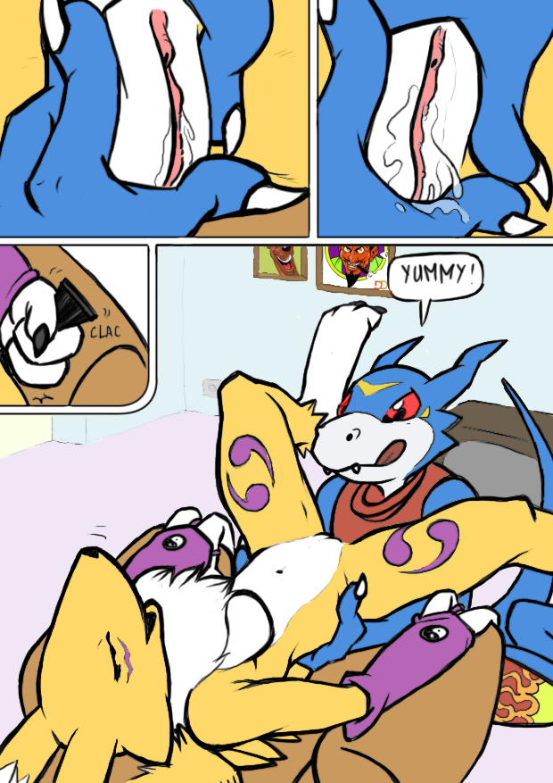 Rule34 – If it exists, there is porn of it / nanogrrr, flamedramon, renamon / 64363