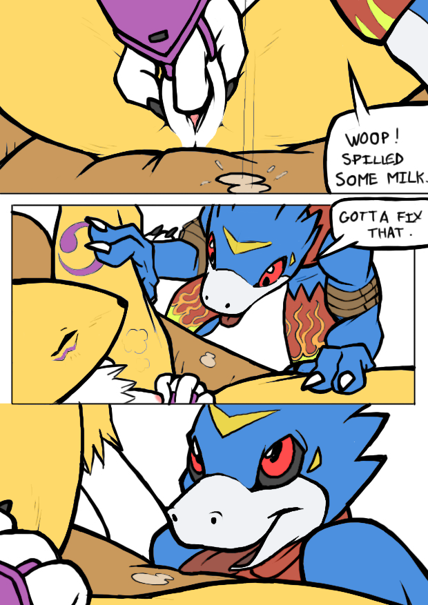 Rule34 – If it exists, there is porn of it / nanogrrr, flamedramon, renamon / 64365