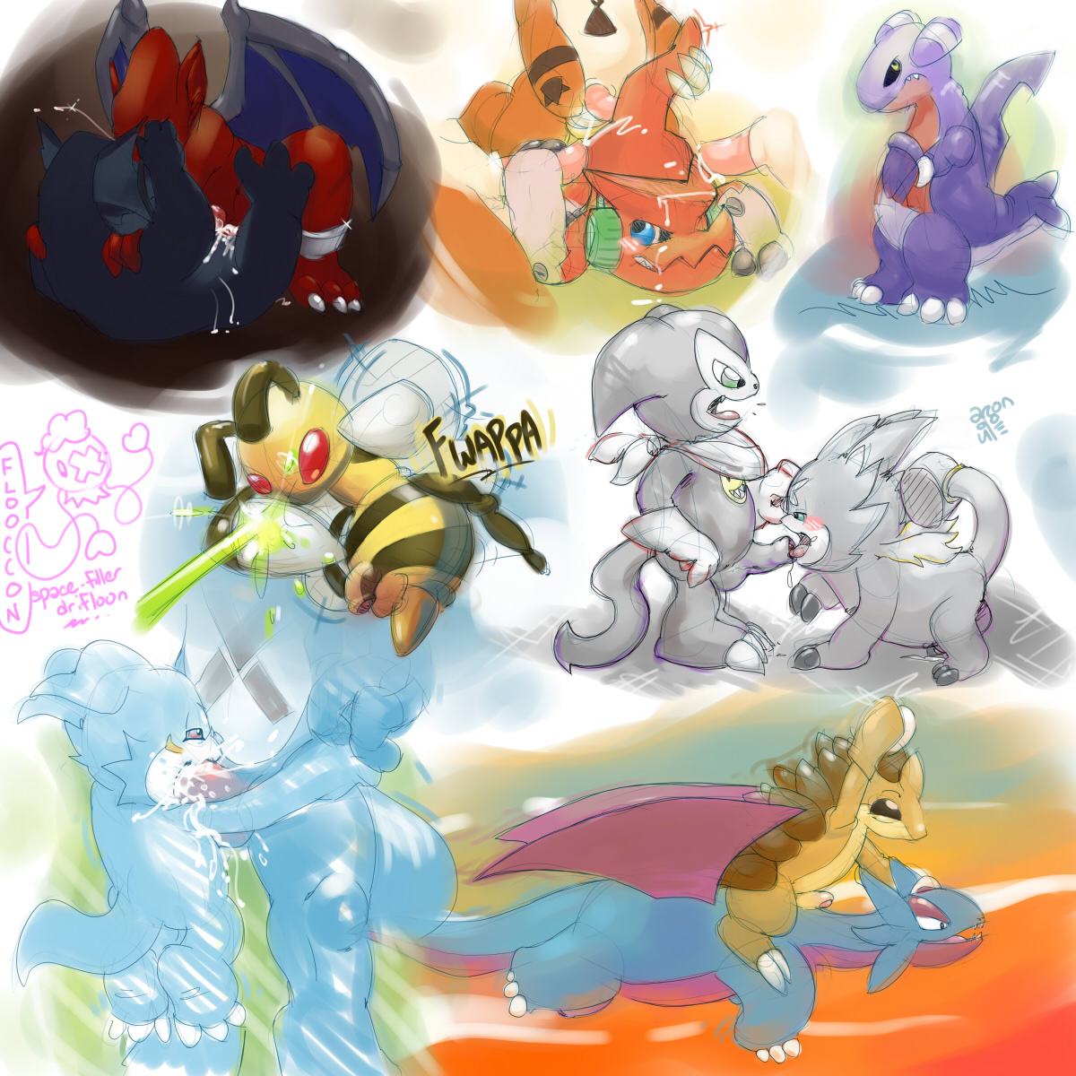 Rule34 – If it exists, there is porn of it / beedrill, bronx, drifloon, exveemon, firebrand, gabite, guilmon, gumdramon, impmon, red arremer, salamence, sandslash, shoutmon, veemon / 64474