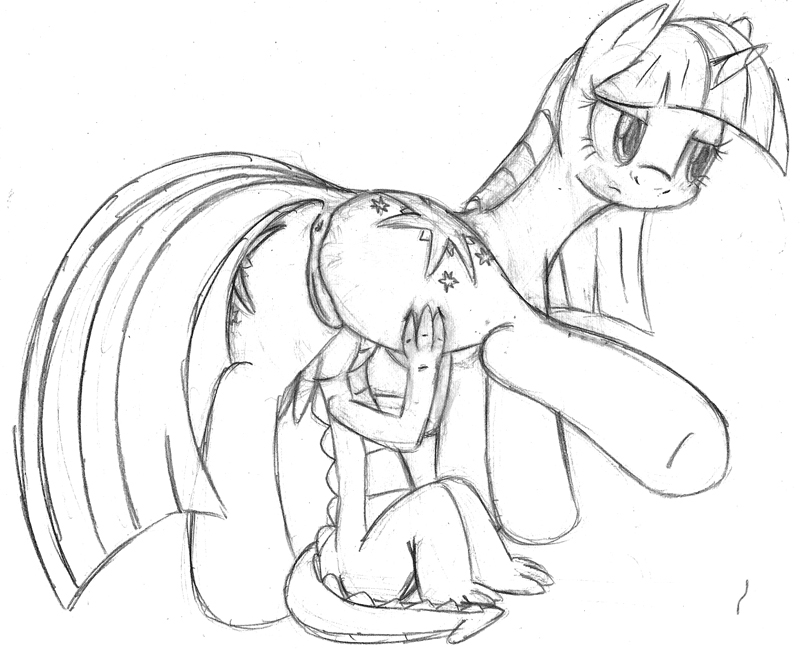 Rule34 – If it exists, there is porn of it / tg-0, spike (mlp), twilight sparkle (mlp) / 64957