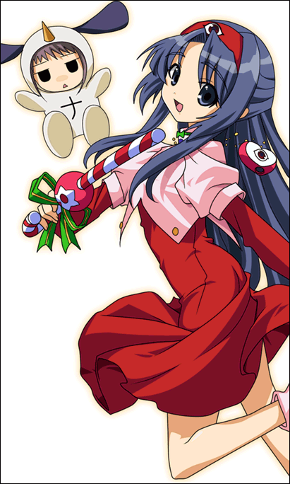 asakura ryoko, nagato yuki, paya-tan, tanaka punie, dai mahou touge, suzumiya haruhi no yuuutsu, md5 mismatch, resolution mismatch, source larger, 1girl, cosplay, female focus, half updo, paya-tan (cosplay), solo, tanaka punie (cosplay)
