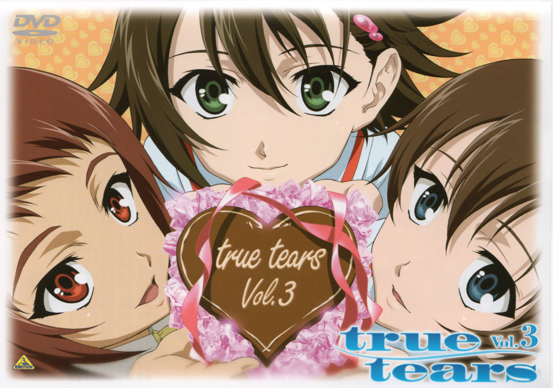 andou aiko, isurugi noe, yuasa hiromi, true tears, highres, scan, 00s, valentine