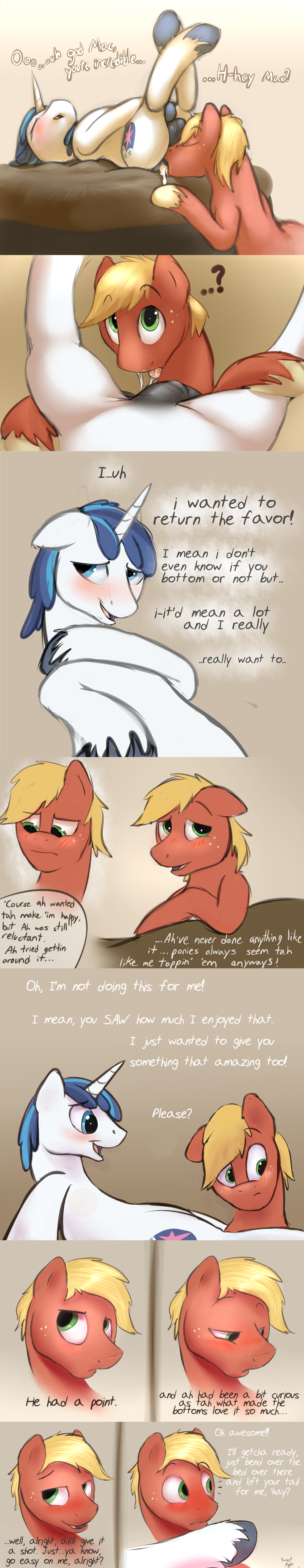 Rule34 – If it exists, there is porn of it / big macintosh (mlp), shining armor (mlp) / 65408