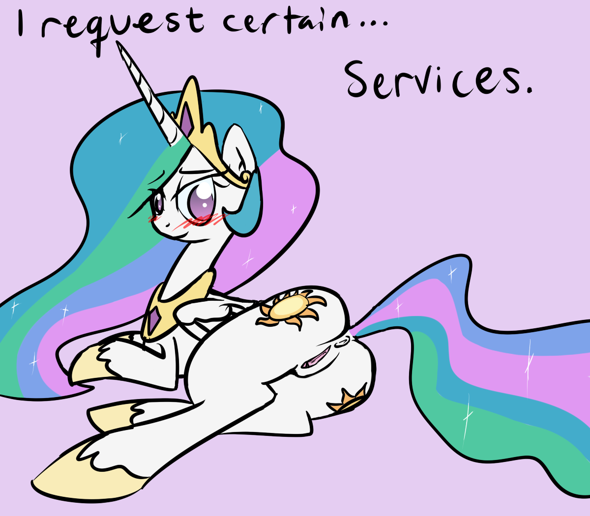 Rule34 – If it exists, there is porn of it / clopper-dude, princess celestia (mlp) / 66061