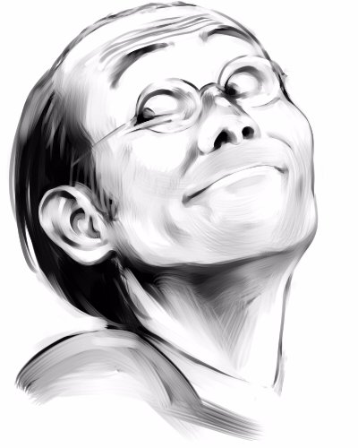 yurikawa, real life, lowres, 1boy, card crusher (meme), glasses, greyscale, male focus, meme, monochrome, neta, old, old man, realistic, sketch, solo
