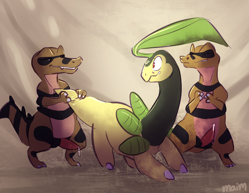 Rule34 – If it exists, there is porn of it / maim, bayleef, krokorok, nicobay / 66792