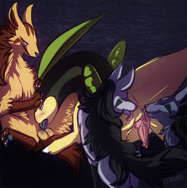 Rule34 – If it exists, there is porn of it / maim, bayleef, mightyena, nicobay, shiny pokemon / 66799