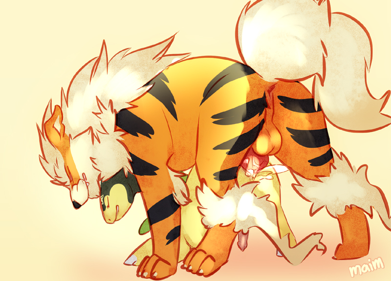 Rule34 – If it exists, there is porn of it / maim, arcanine, bayleef, nicobay / 66804