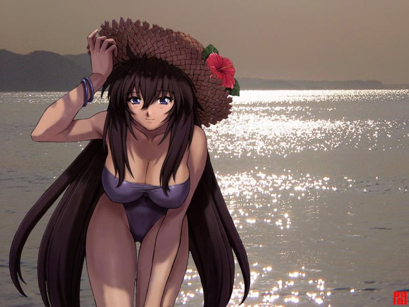 mogudan, tagme, bikini, breasts, large breasts, ocean, swimsuit