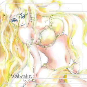 barbariccia, final fantasy, final fantasy iv, lowres, 1990s (style), 1girl, bikini, blonde hair, breasts, female focus, long hair, oekaki, retro artstyle, solo, swimsuit