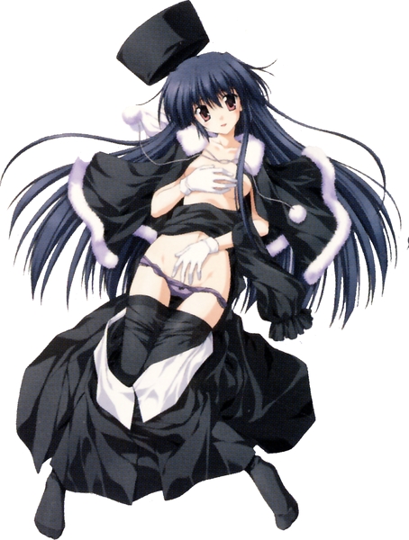nanao naru, amamiya yuuko, ef (visual novel), non-web source, 00s, 1girl, female focus, gloves, panties, pantyhose, solo, underwear, white gloves