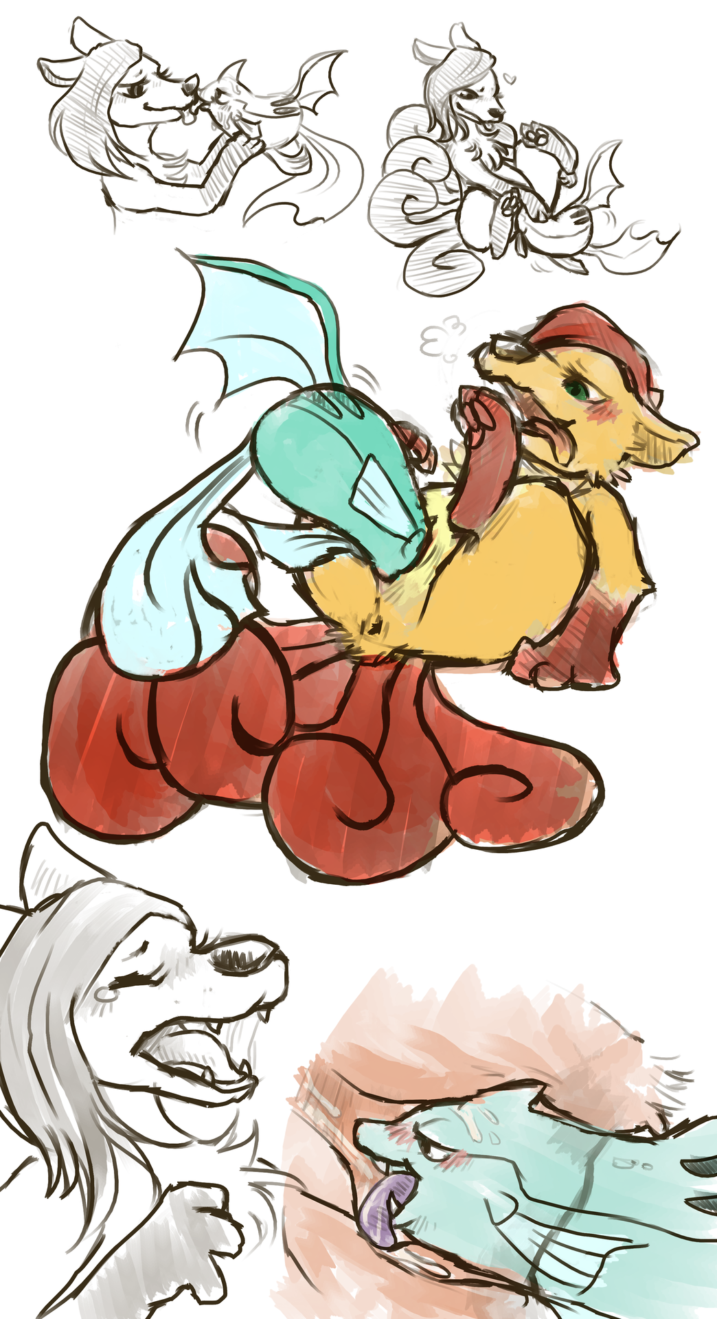 Rule34 – If it exists, there is porn of it / haychel, remoraid, vulpix / 67694