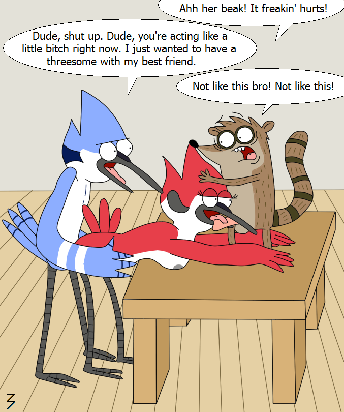 Rule34 – If it exists, there is porn of it / unknown artist, margaret, margaret smith (regular show), mordecai, mordecai (regular show), rigby, rigby (regular show), robin / 68180
