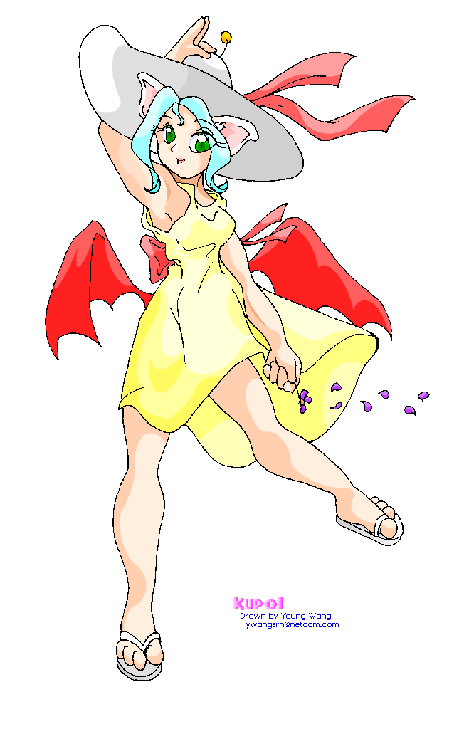 young wang, moogle, final fantasy, tagme, 1girl, female focus, solo