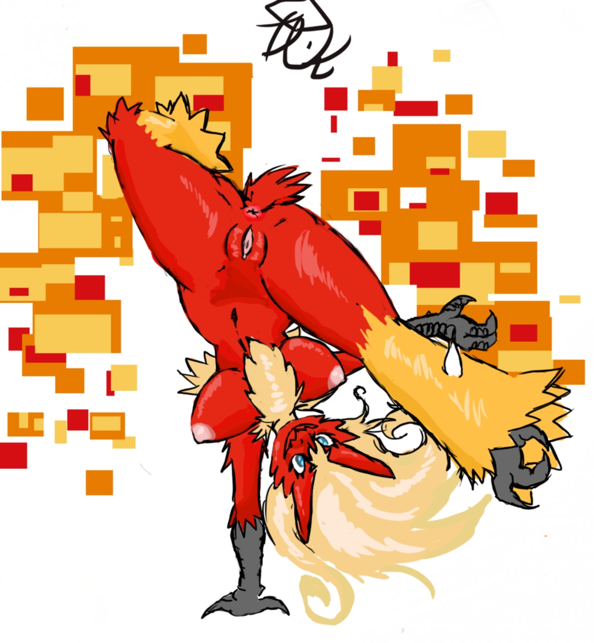 Rule34 – If it exists, there is porn of it / wolflance, blaziken / 68356
