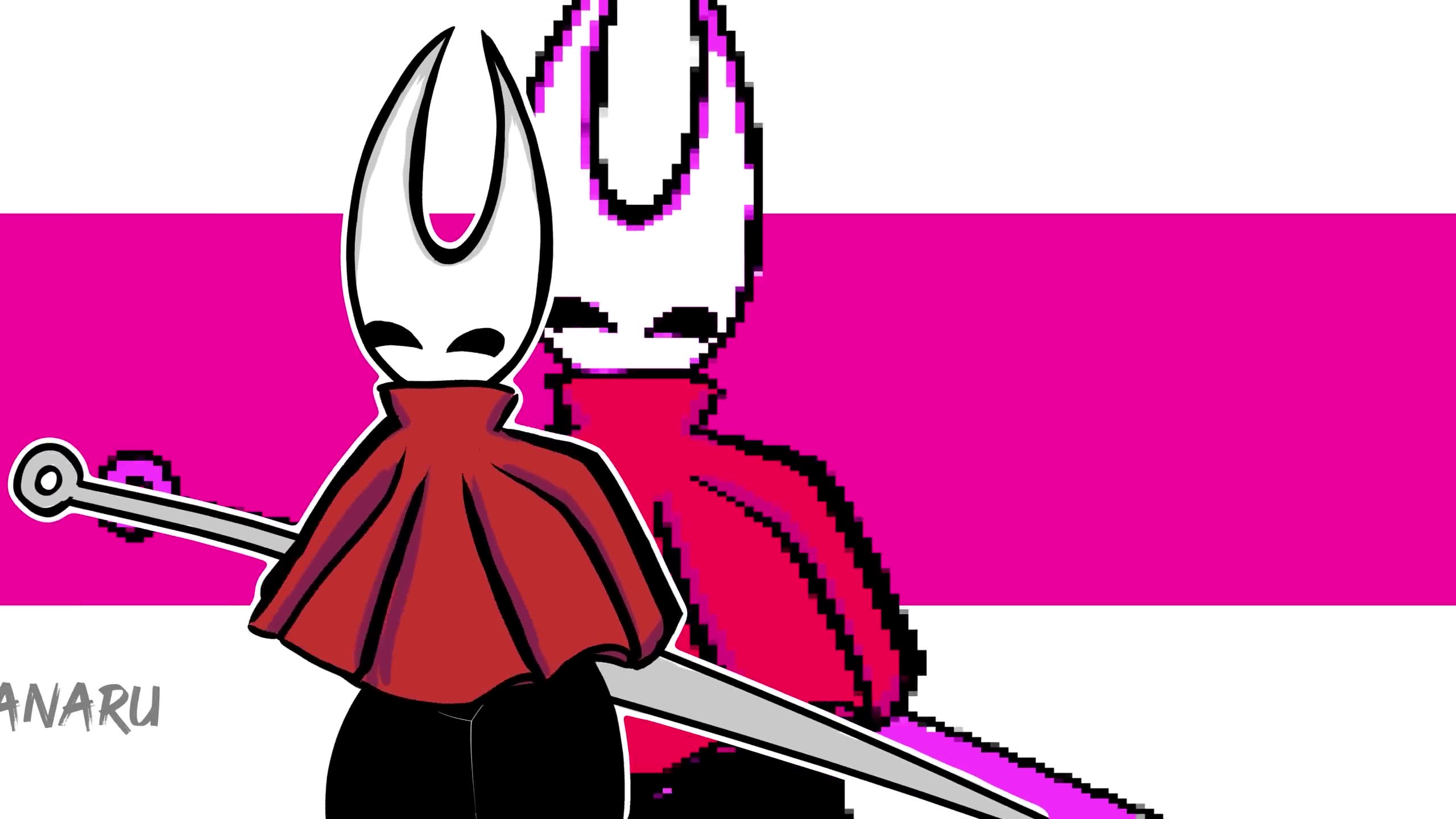 Rule34 – If it exists, there is porn of it / hornet (hollow knight), protagonist (hollow knight) / 8646966