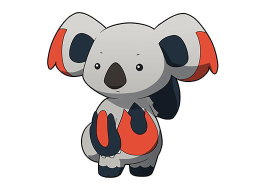 nexomon, official art, kindala, koala, nexomon (creature), no humans, simple background, solo, transparent background