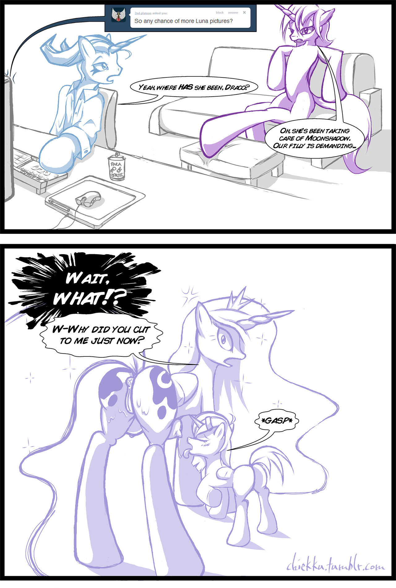 Rule34 – If it exists, there is porn of it / chiekku, moonshadow, princess luna (mlp) / 69109