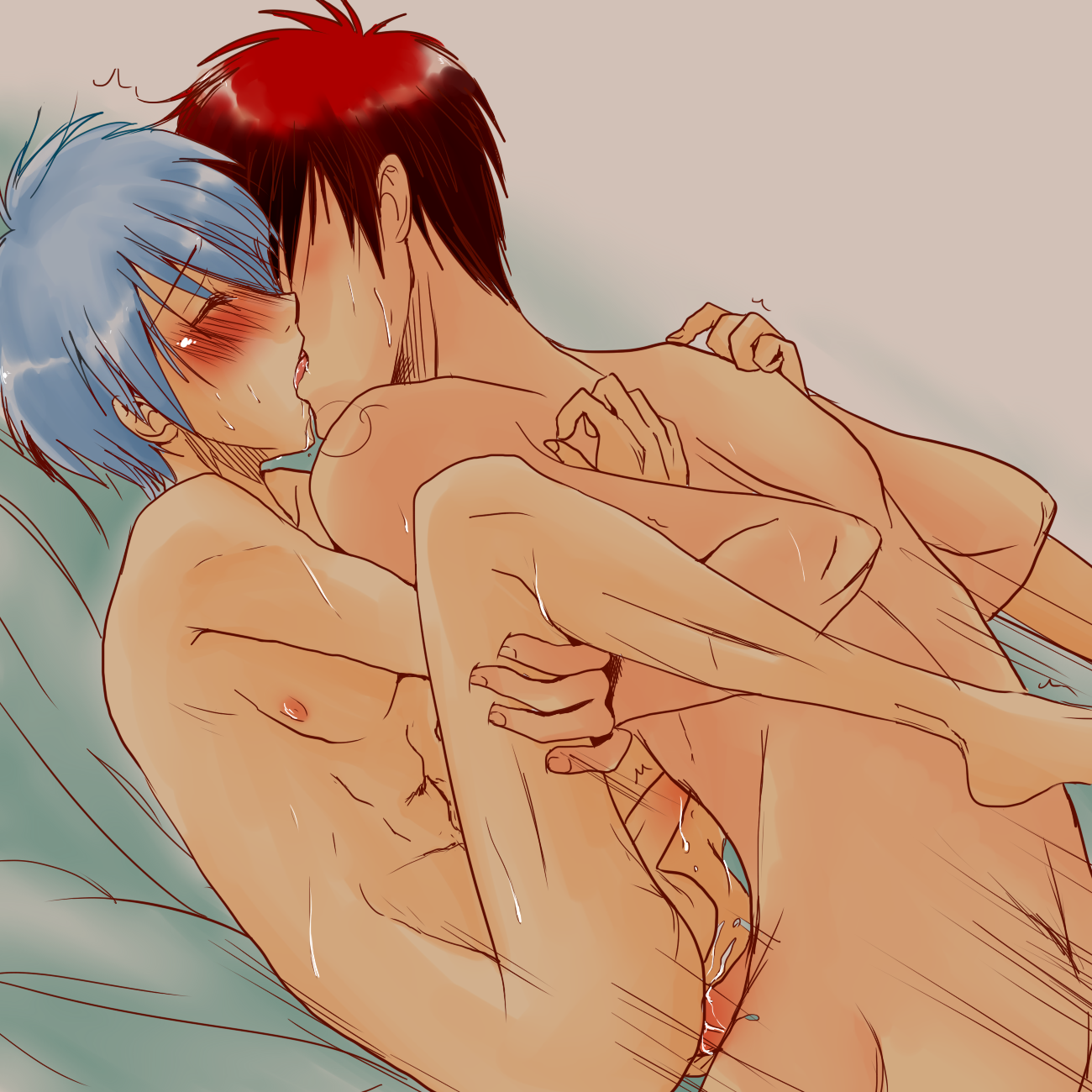 Rule34 – If it exists, there is porn of it / kagami taiga, kuroko tetsuya / 69604