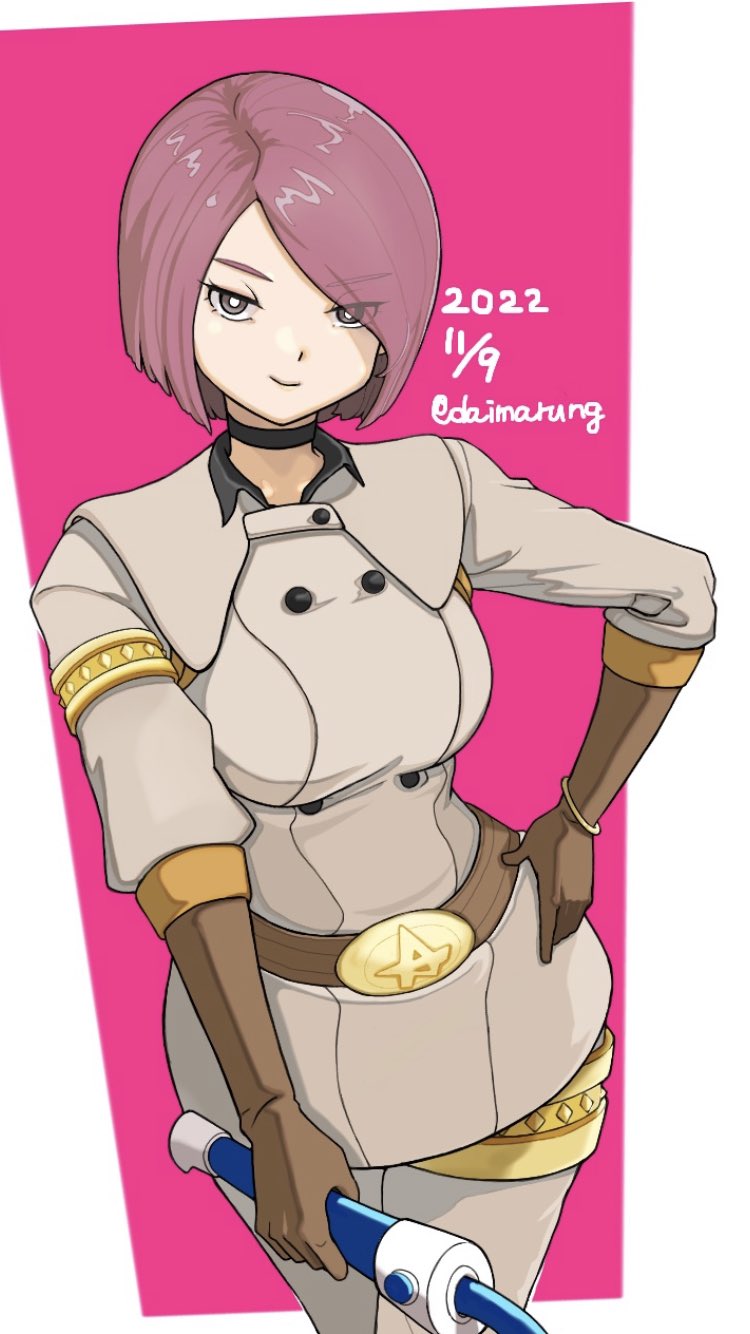 daimaru (s29y2c), whip (kof), the king of fighters, highres, 1girl, brown hair, daimarung, female focus, gloves, military, short hair, whip
