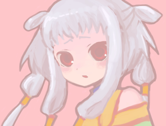 tianzi, code geass, 00s, 1girl, female focus, red eyes, solo, white hair