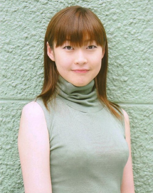 noto mamiko, real life, photo (medium), 1girl, asian, female focus, looking at viewer, smile, solo, voice actor