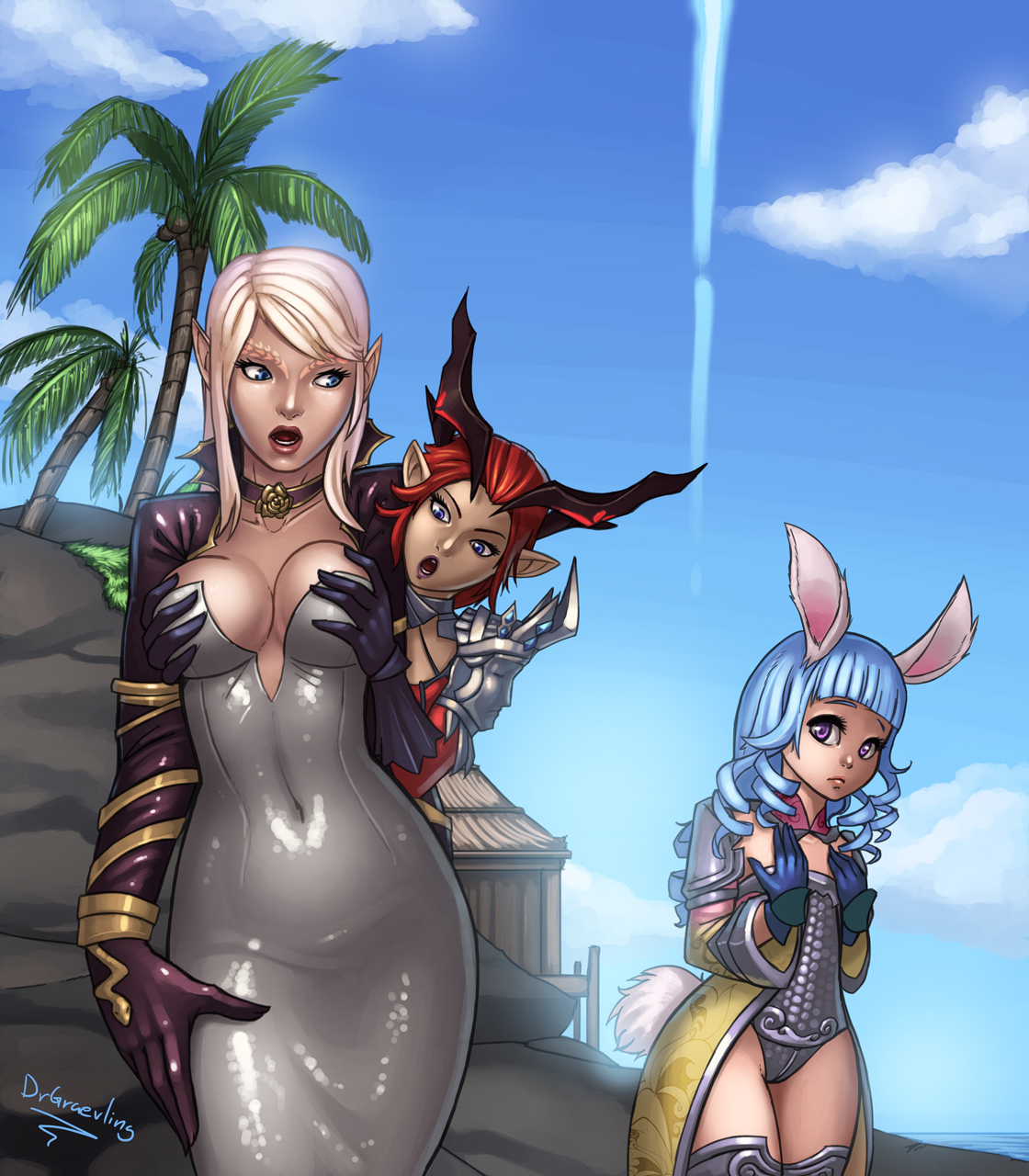Rule34 – If it exists, there is porn of it / dr graevling, castanic, elin, high elf, mishavi / 71762
