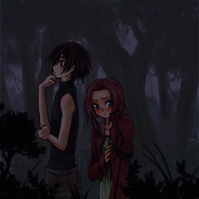 mecco, kouzuki kallen, lelouch vi britannia, code geass, lowres, 00s, dark, jacket
