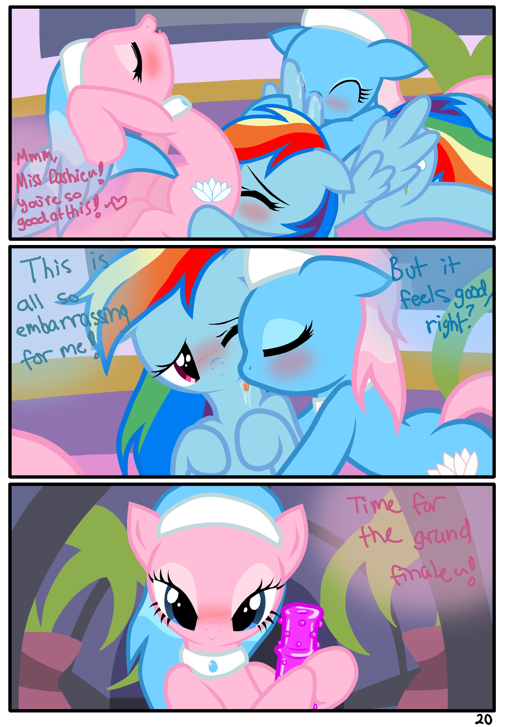 Rule34 – If it exists, there is porn of it / pyruvate, aloe (mlp), lotus (mlp), rainbow dash (mlp) / 72251