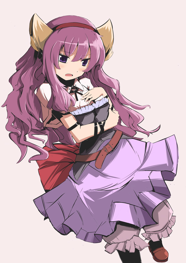 hitsuji (artist), bad id, bad pixiv id, tagme, animal ears, cat ears, long hair, pink hair, solo