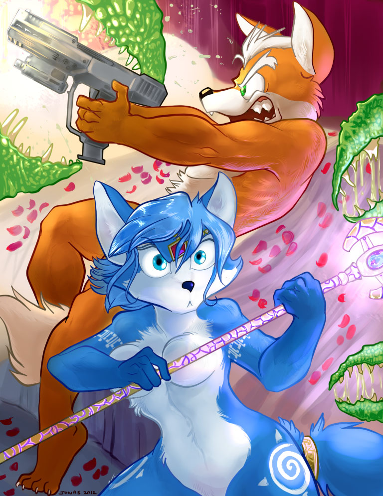 Rule34 – If it exists, there is porn of it / jonas, fox mccloud, krystal / 73073