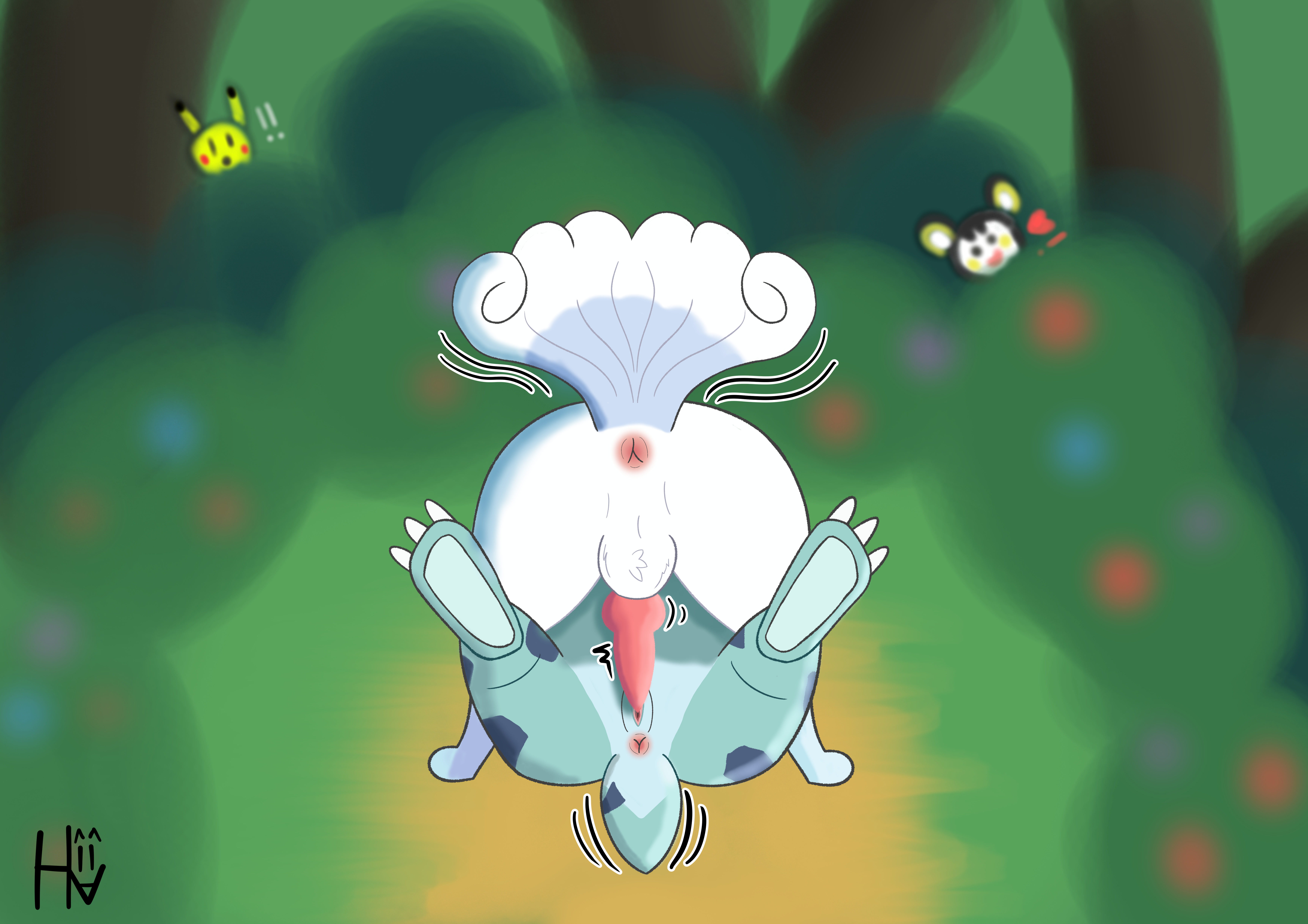 Rule34 – If it exists, there is porn of it / alolan vulpix, emolga, nidorina, pikachu, pokemon (species), vulpix / 8647591