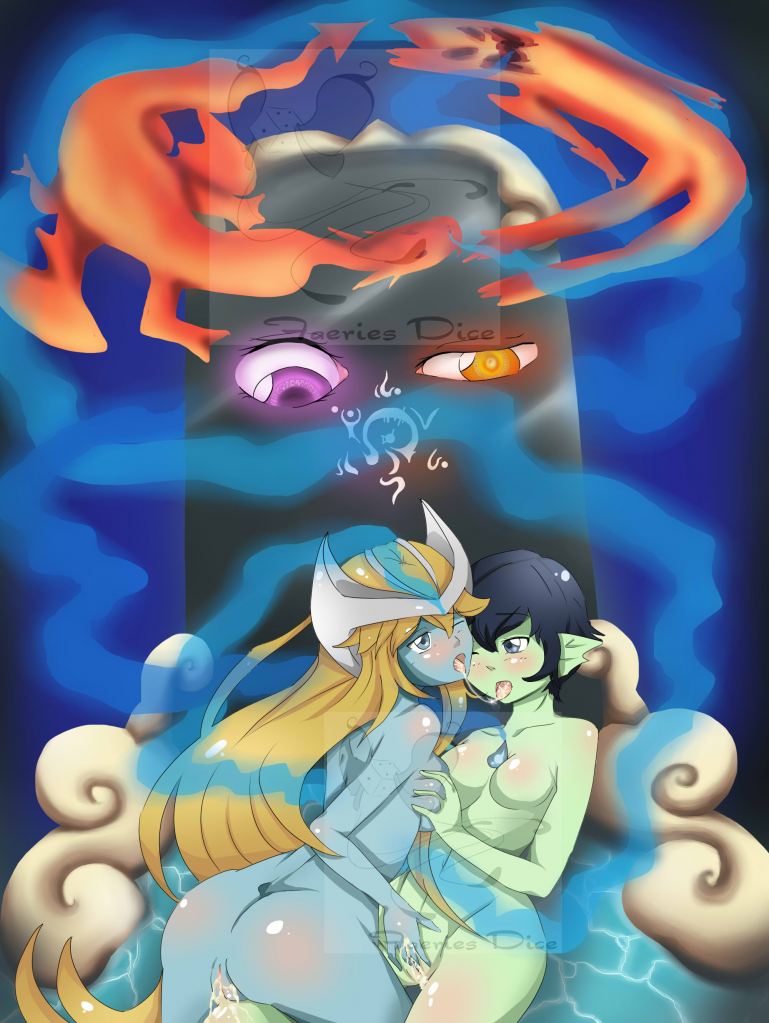 Rule34 – If it exists, there is porn of it / faeries dice, aqua spirit, mystical elf, polymerization / 73741