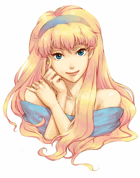 nira (niratoro), sheryl nome, macross, macross frontier, resized, aqua eyes, blonde hair, blue eyes, lips, long hair, pixiv thumbnail