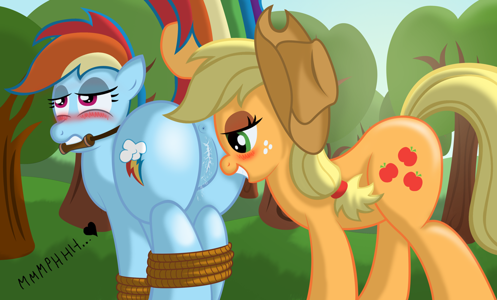 Rule34 – If it exists, there is porn of it / ziemniax, applejack (mlp), rainbow dash (mlp) / 74246