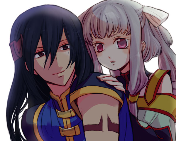 li xingke, tianzi, code geass, silver hair, 00s, chinese clothes, long hair, red eyes, tangzhuang, twintails