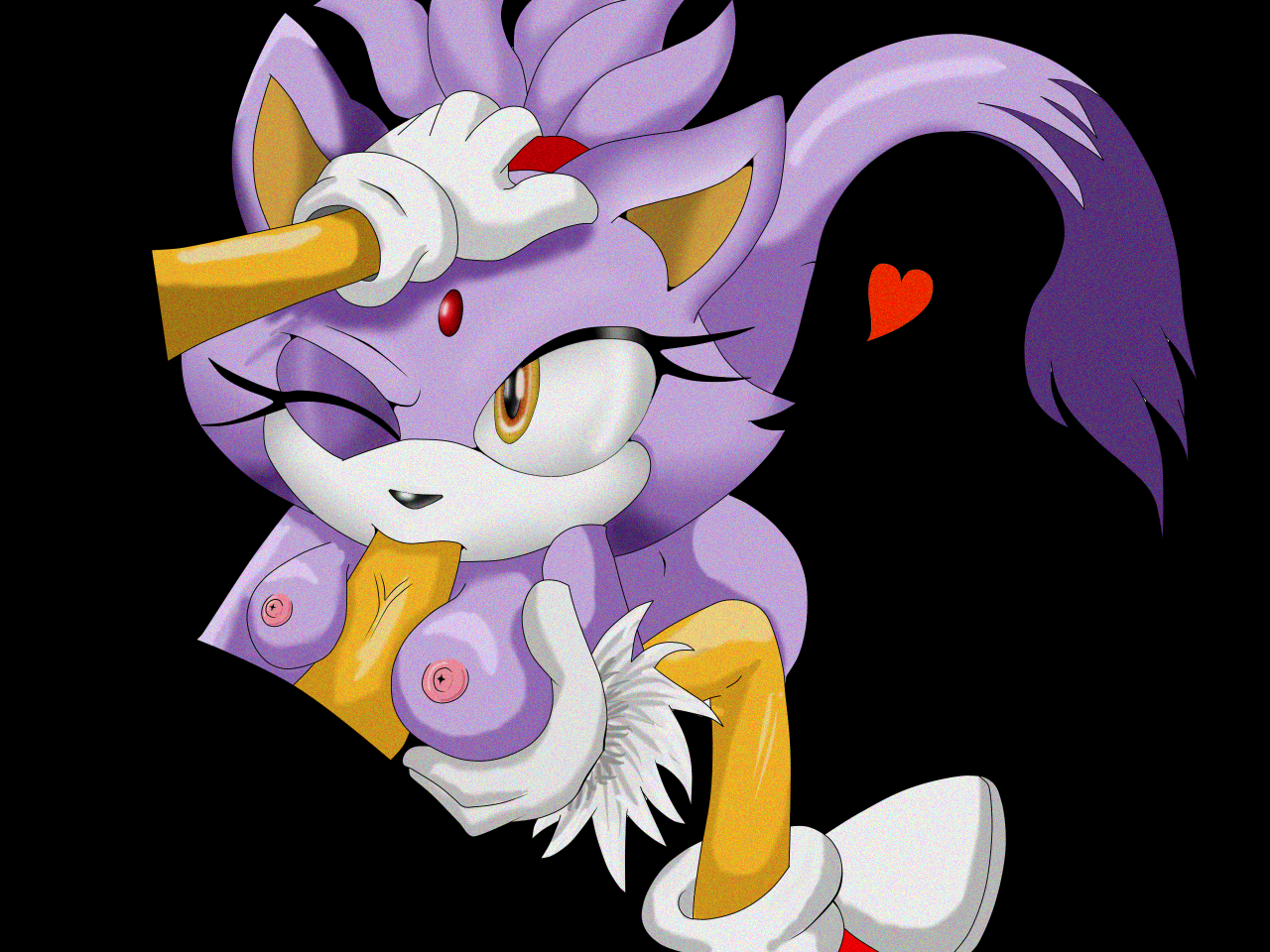 Rule34 – If it exists, there is porn of it / unknown artist, blaze the cat, tails / 75208