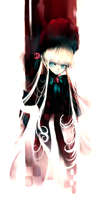 kei (keigarou), shinku, rozen maiden, long image, tall image, 00s, blonde hair, blue eyes, hat, long hair, solo