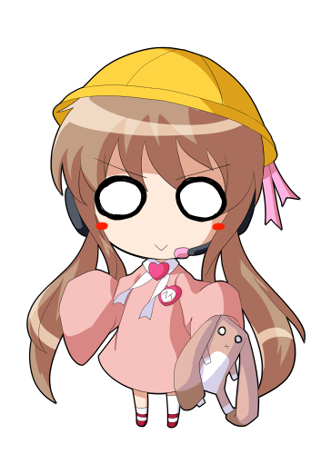 dairi, tsukuyomi ai, voiceroid, commentary request, large variant set, lowres, variant set, 1girl, asymmetrical legwear, brooch, brown hair, dress, full body, hat, headset, heart, heart brooch, holding, holding stuffed toy, jewelry, long hair, pink dress, red shoes, school hat, shoes, sleeves past fingers, sleeves past wrists, socks, solo, standing, stuffed toy, tachi-e, transparent background, twintails, uneven legwear, white socks, wide sleeves
