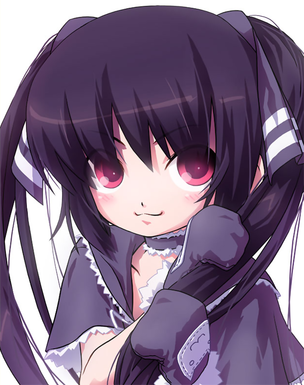 kooh (pangya), pangya, tagme, :3, black hair, red eyes, solo, twintails